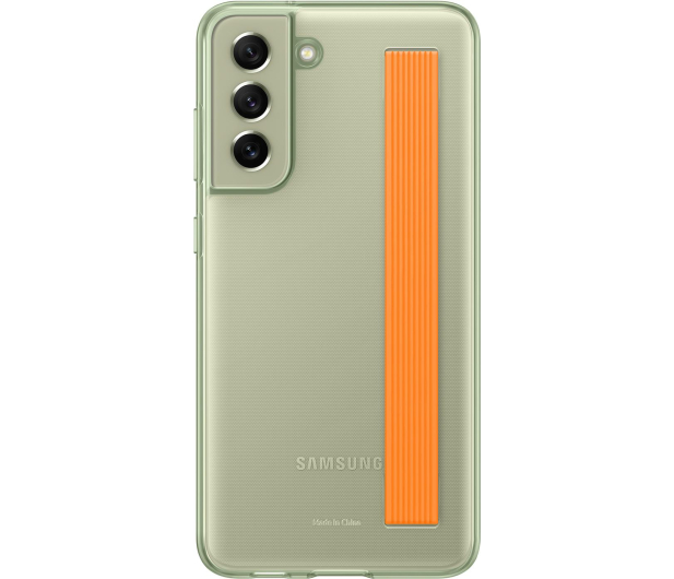 SAMSUNG Slim Strap Cover do Samsung S21 FE 5G Olive Green - 709976 - zdjęcie 2